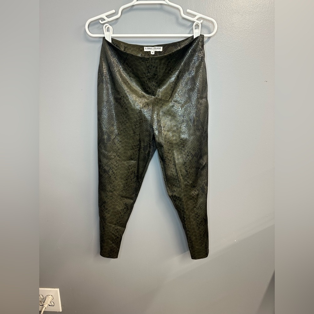 Long Paige New York faux leather pants